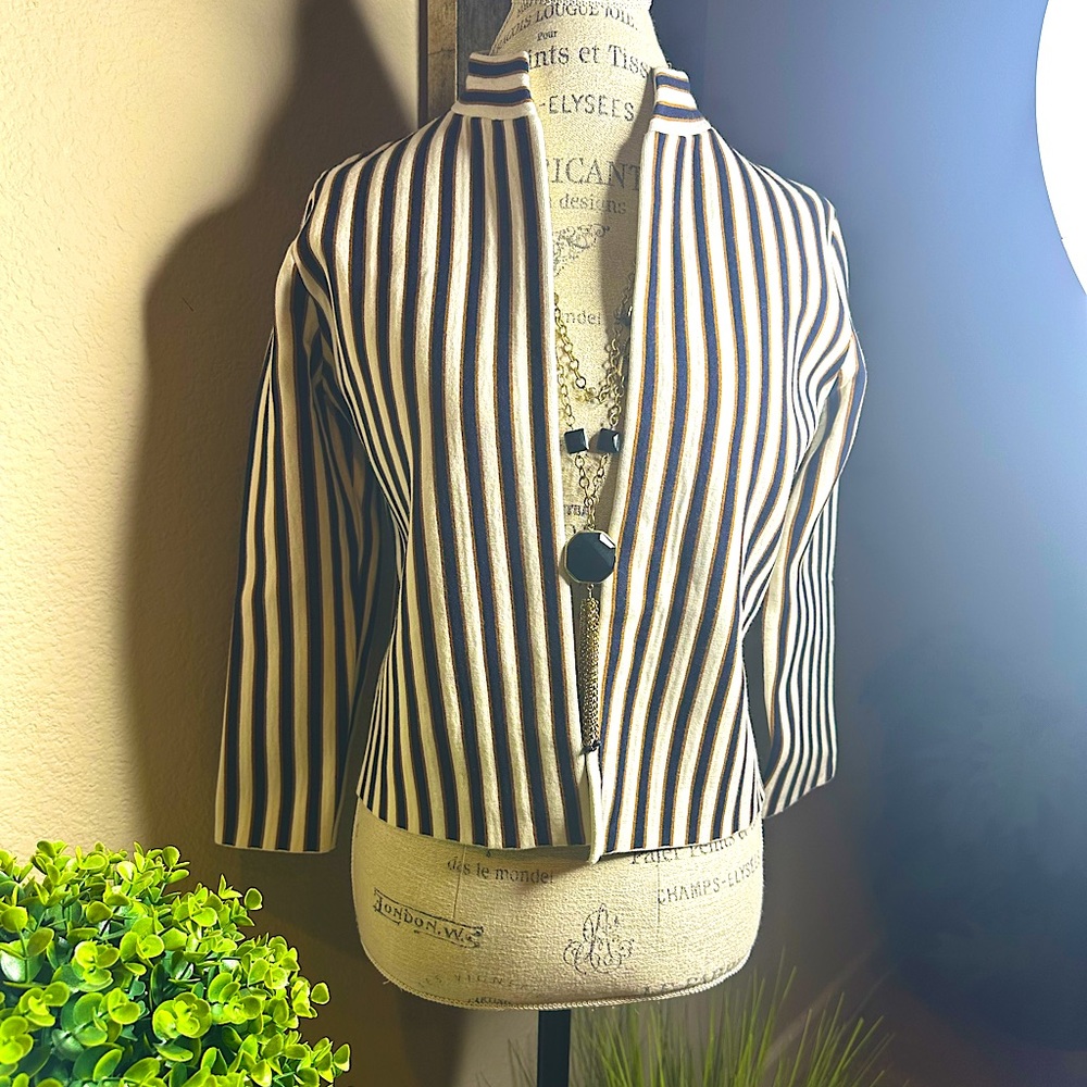 Ann Taylor striped jacket. NWT